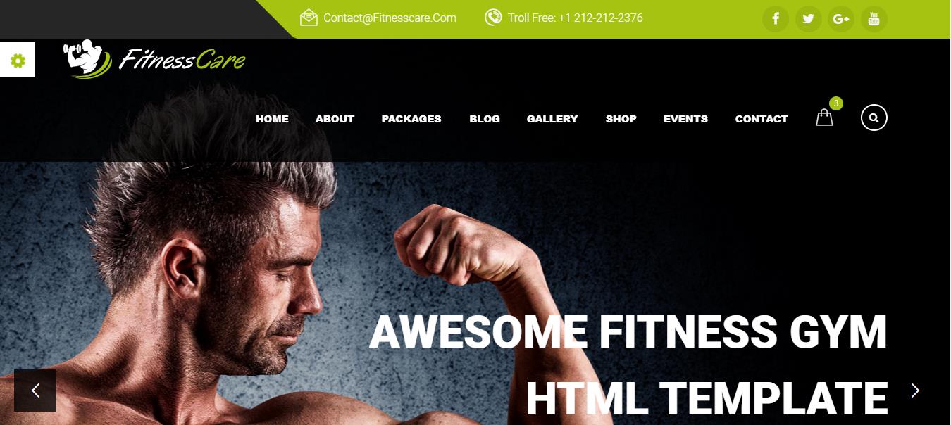 Fitness Care - Gym and Sports