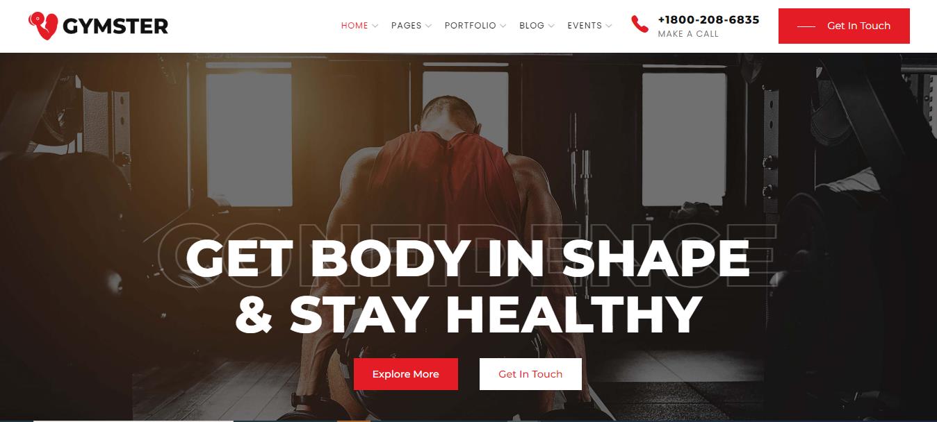 Gymster - Fitness and Gym